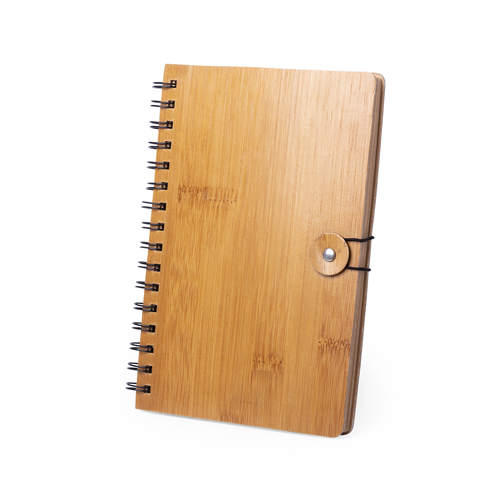 Bamboe notitieboek met knoop